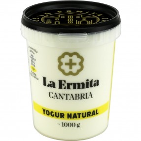 LA ERMITA Yogur natural envase 1 Kg